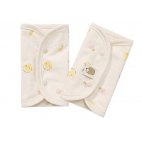 韓國有機棉揹帶咬咬巾 / 安全帶套(小鷄仔)